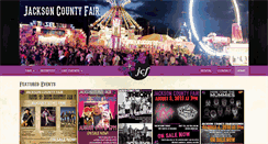 Desktop Screenshot of jacksoncountyfair.net